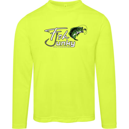 Fish Junky Classic (Bass) LS Performance Shirt